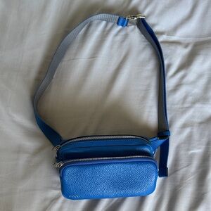 Ecco Blue Leather belt Bag